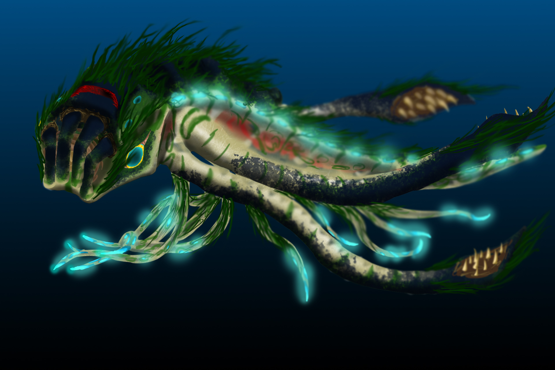 Hunter variant of a squid species