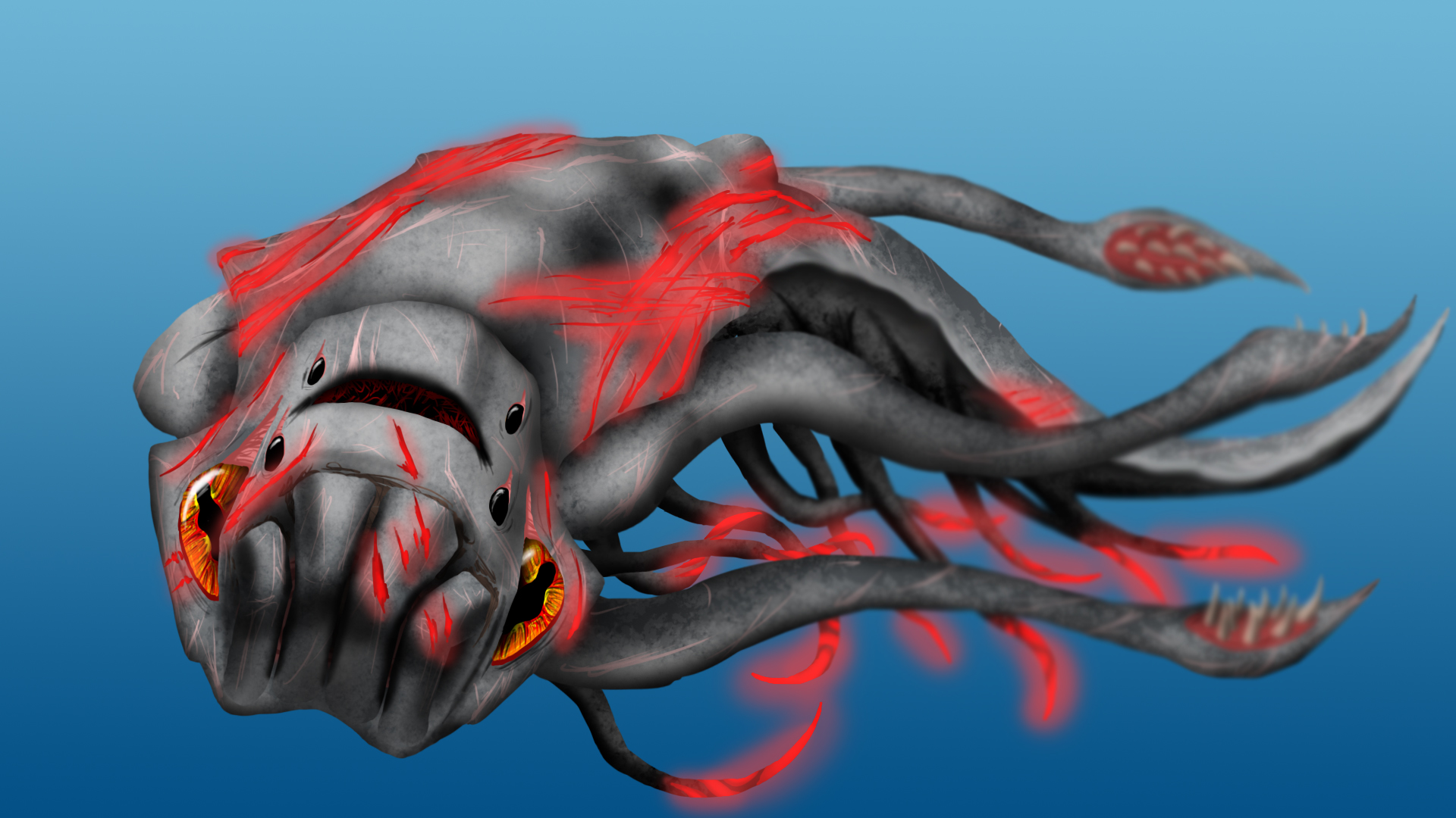 Mining variant of a squid species